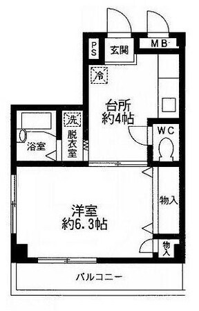 新高円寺駅 徒歩12分 2階の物件間取画像